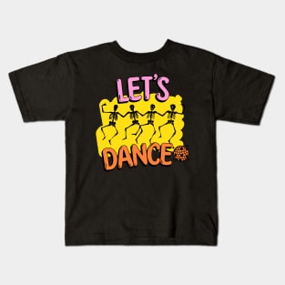 Funny Skeleton | Let's Dance Kids T-Shirt